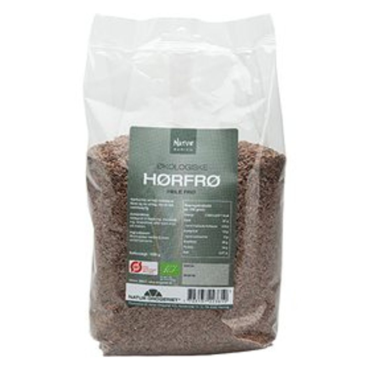 ND Hørfrø hele Ø - 1kg.