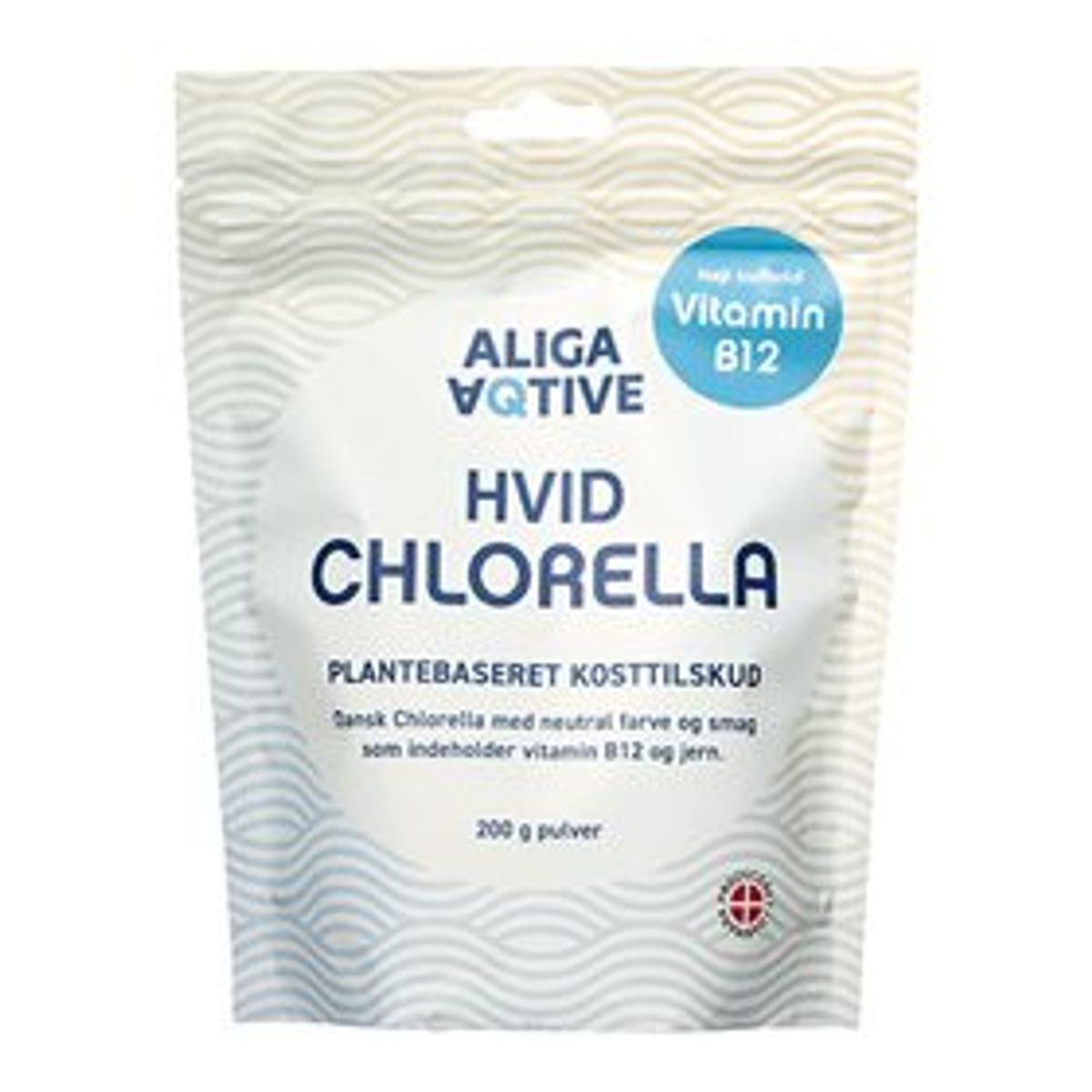 ALIGA AQTIVE Hvid Chlorella pulver 200 g.