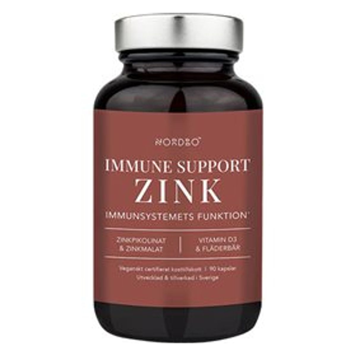 Nordbo Immune Support Zink 90 kap