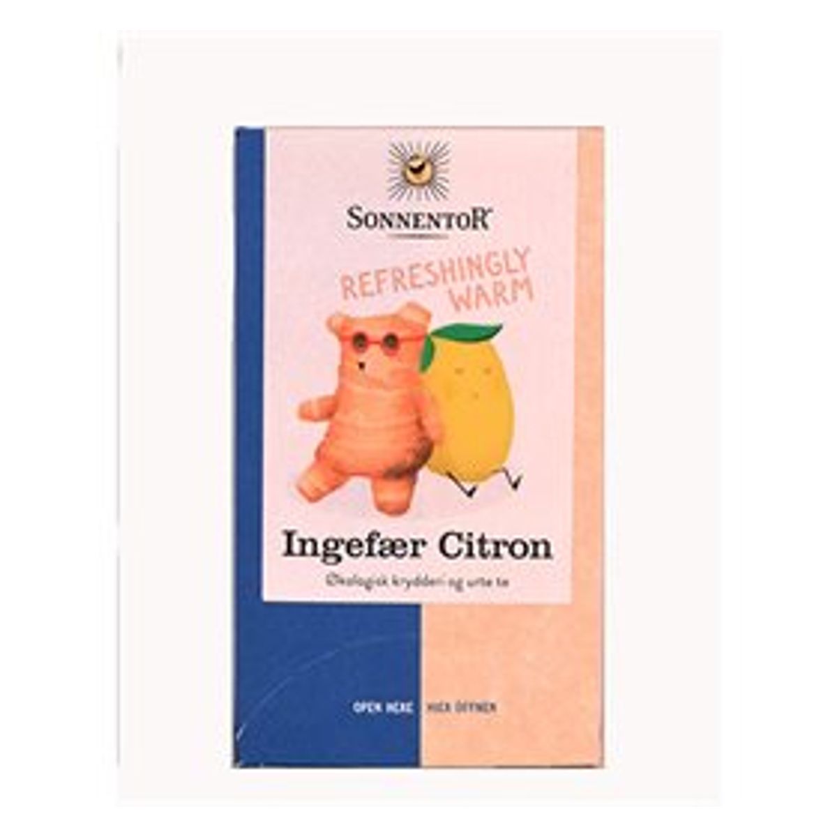 Sonnentor Ingefær Citron te Ø 18 br.