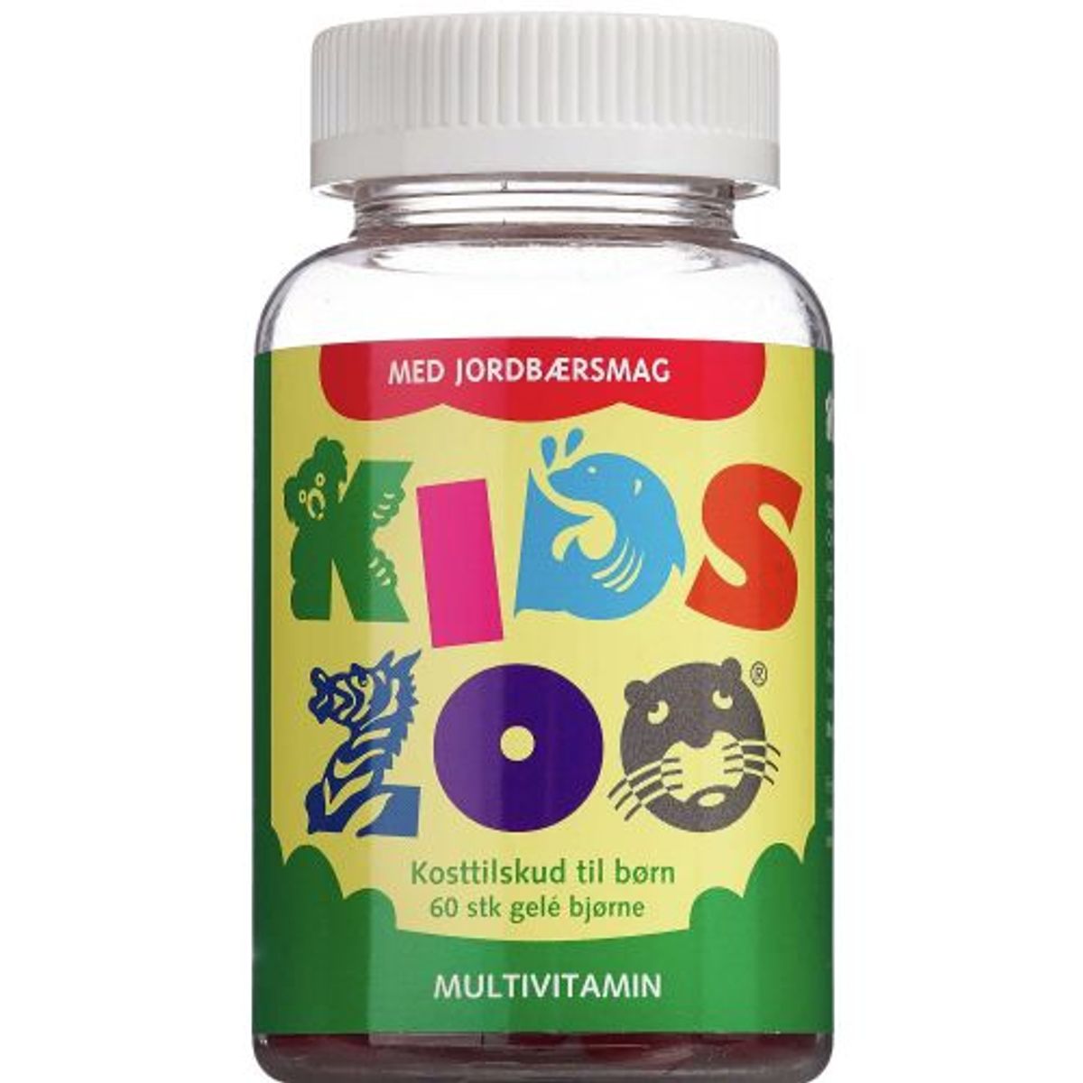 Kids Zoo Multivitamin Jordbærsmag 60 stk.