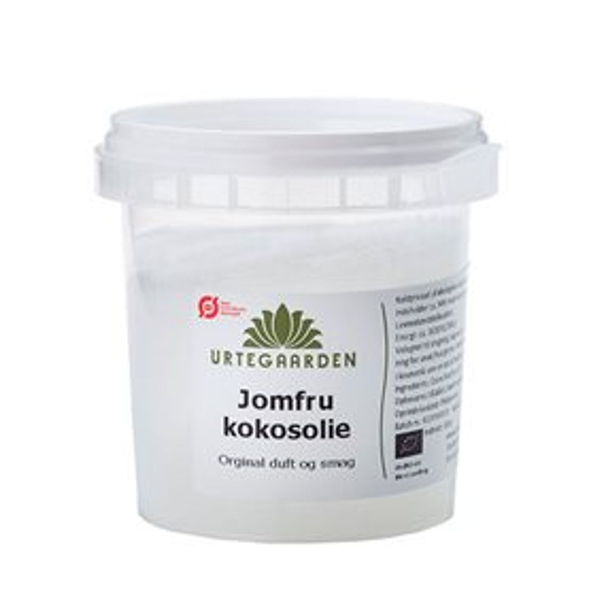 Urtegaarden Kokosolie jomfru Ø 100g.