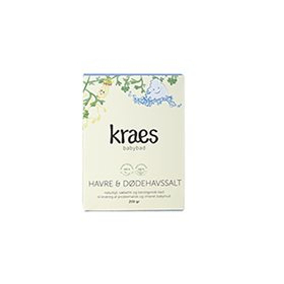 KRAES babybad havre & dødehavssalt 200 g.