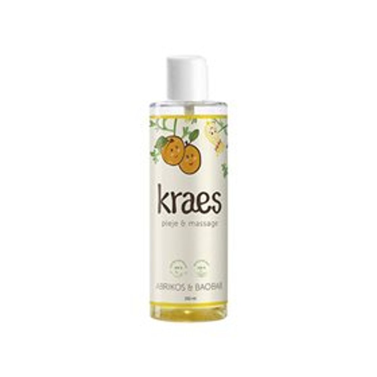 KRAES pleje & massage abrikos & baobab &bull; 150 ml.