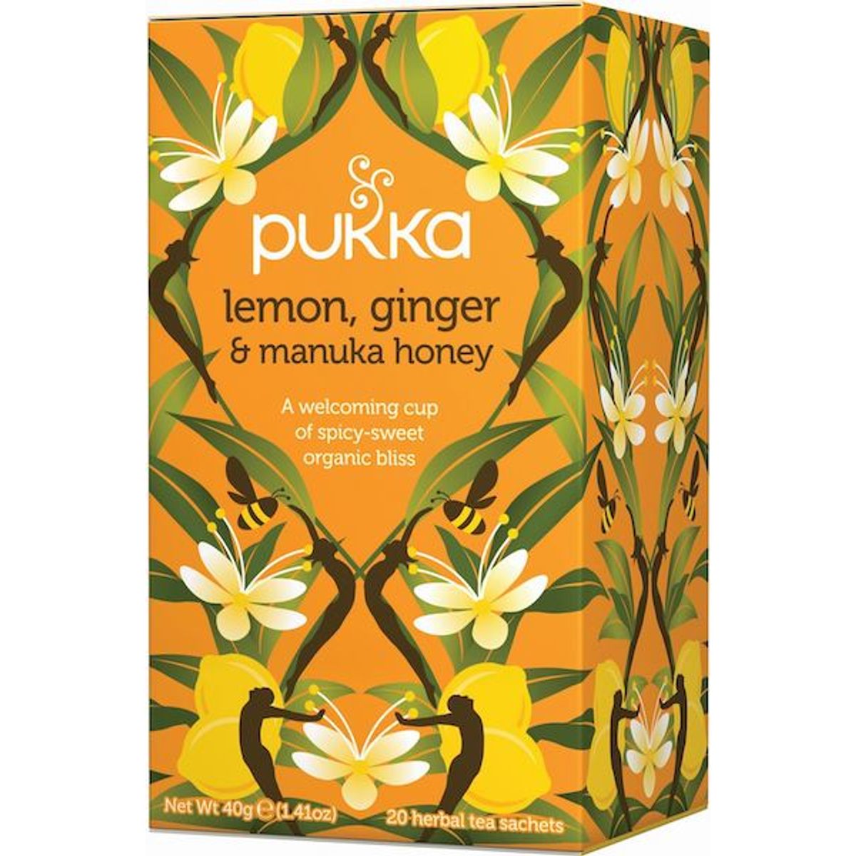 Pukka Lemon, Ginger & Manuka te &bull; 20 breve