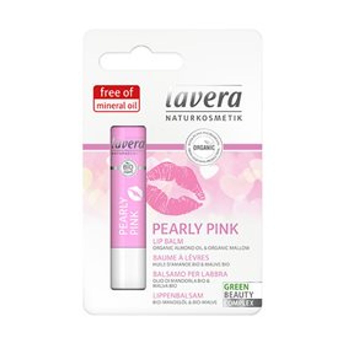 Lavera Lip Balm Pearly Pink &bull; 4g.