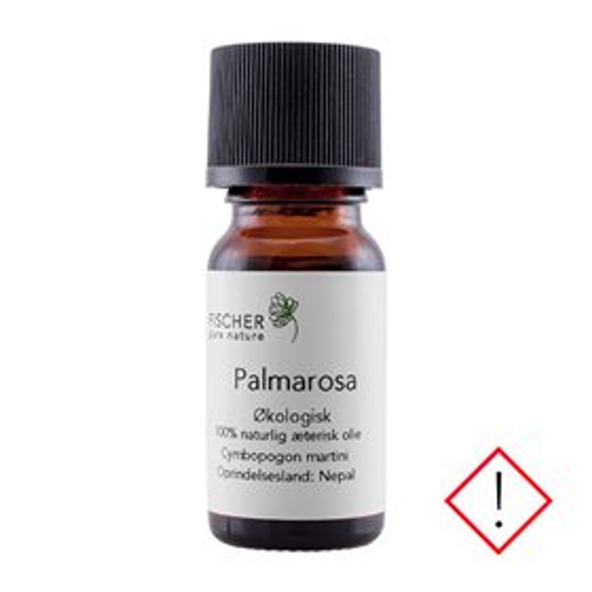 Fischer Pure Nature Palmarosaolie æterisk øko &bull; 10ml.