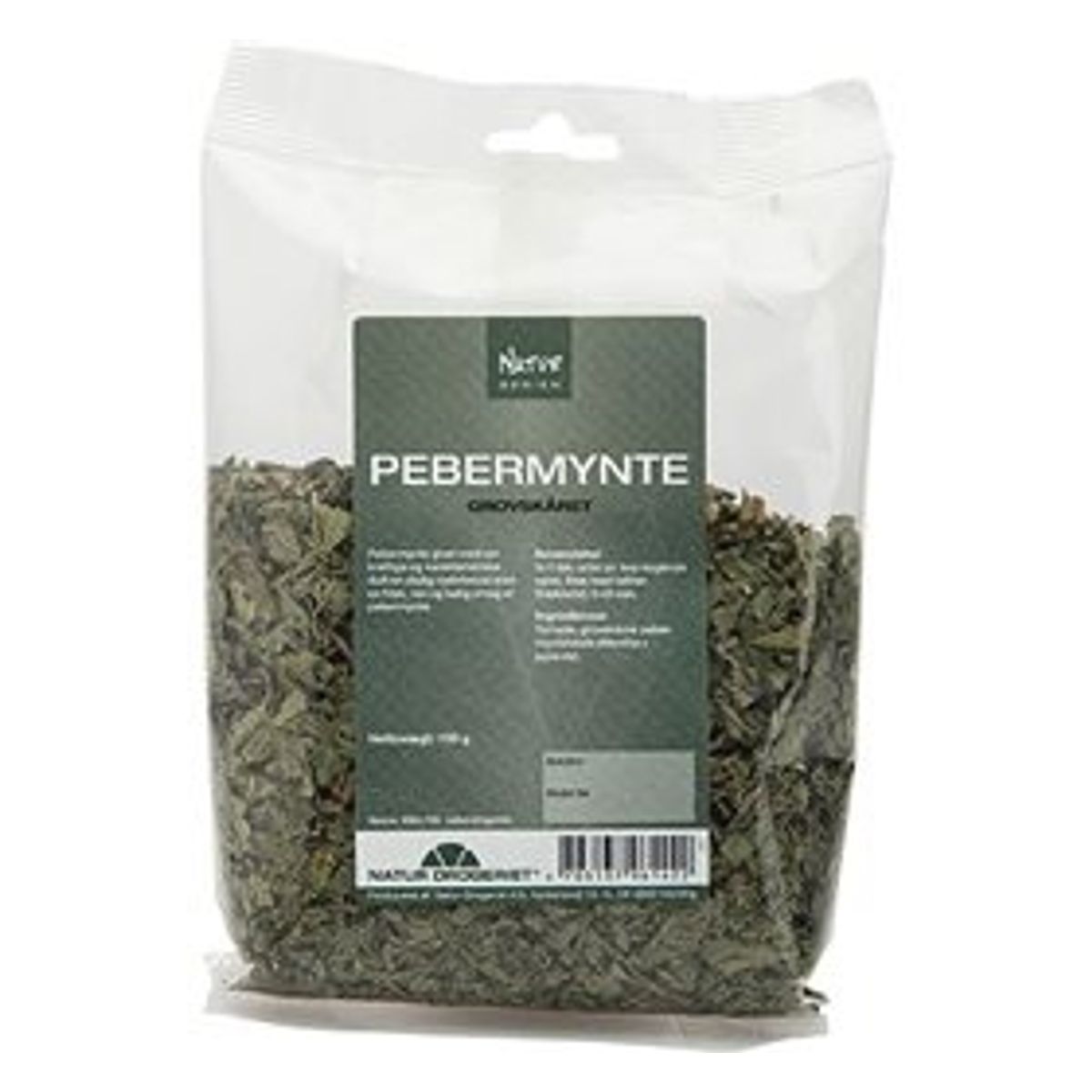 ND Pebermynteblade Grov Skåret &bull; 100 gram