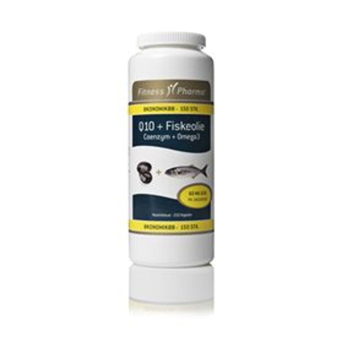 Fitness Pharma Q10 m. fiskeolie &bull; 150 kap.