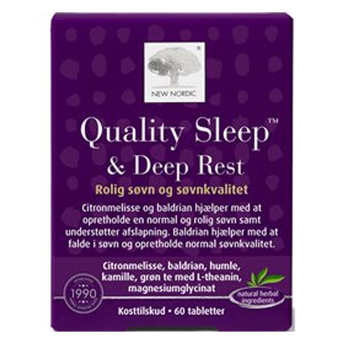 New Nordic Quality Sleep & Deep Rest 60 tabl.