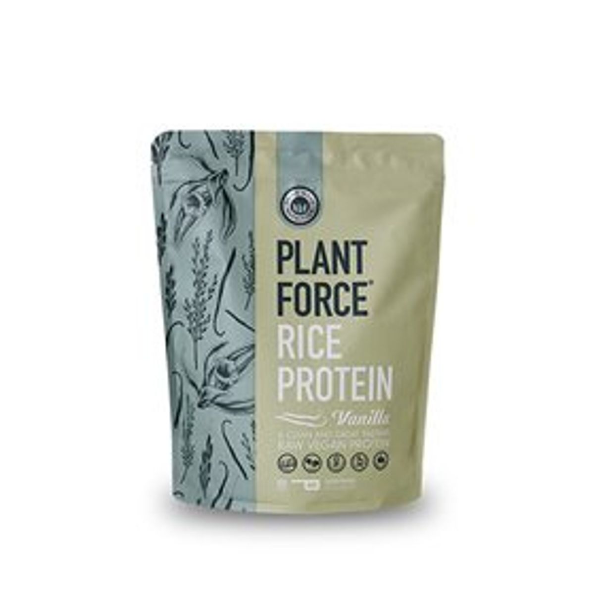 Plantforce Risprotein vanilje &bull; 800g.