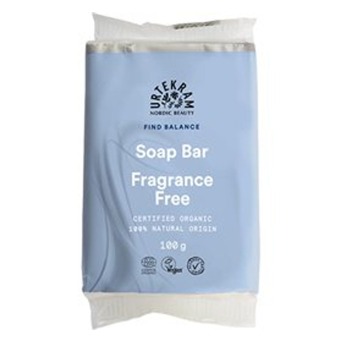 Urtekram Sæbe Fragrance Free 100g.