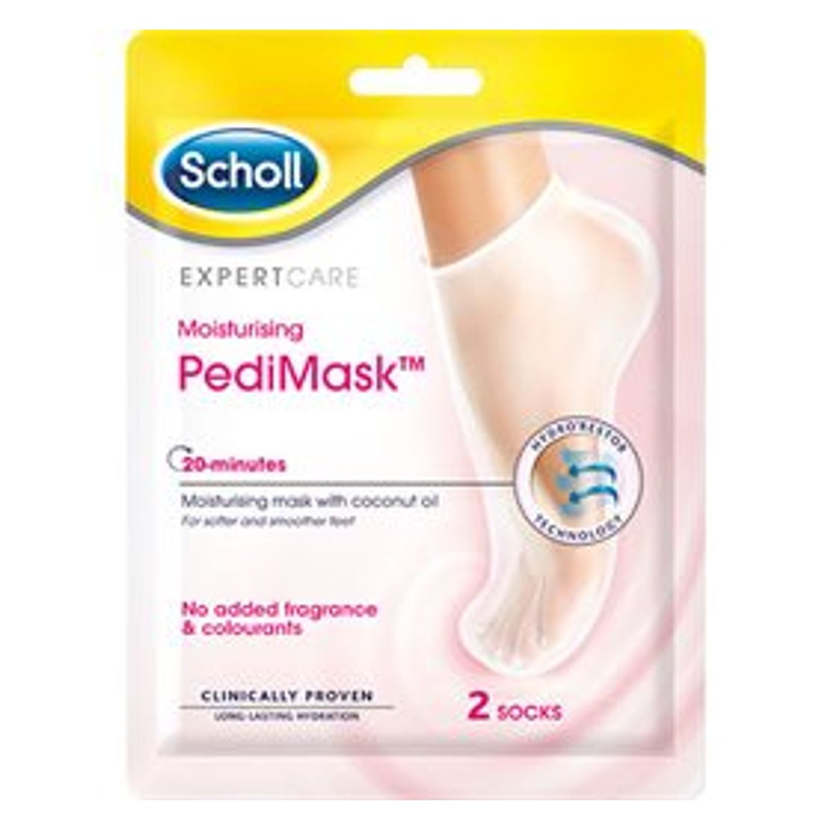 Scholl PediMask no perfume 2 socks 1 pk.