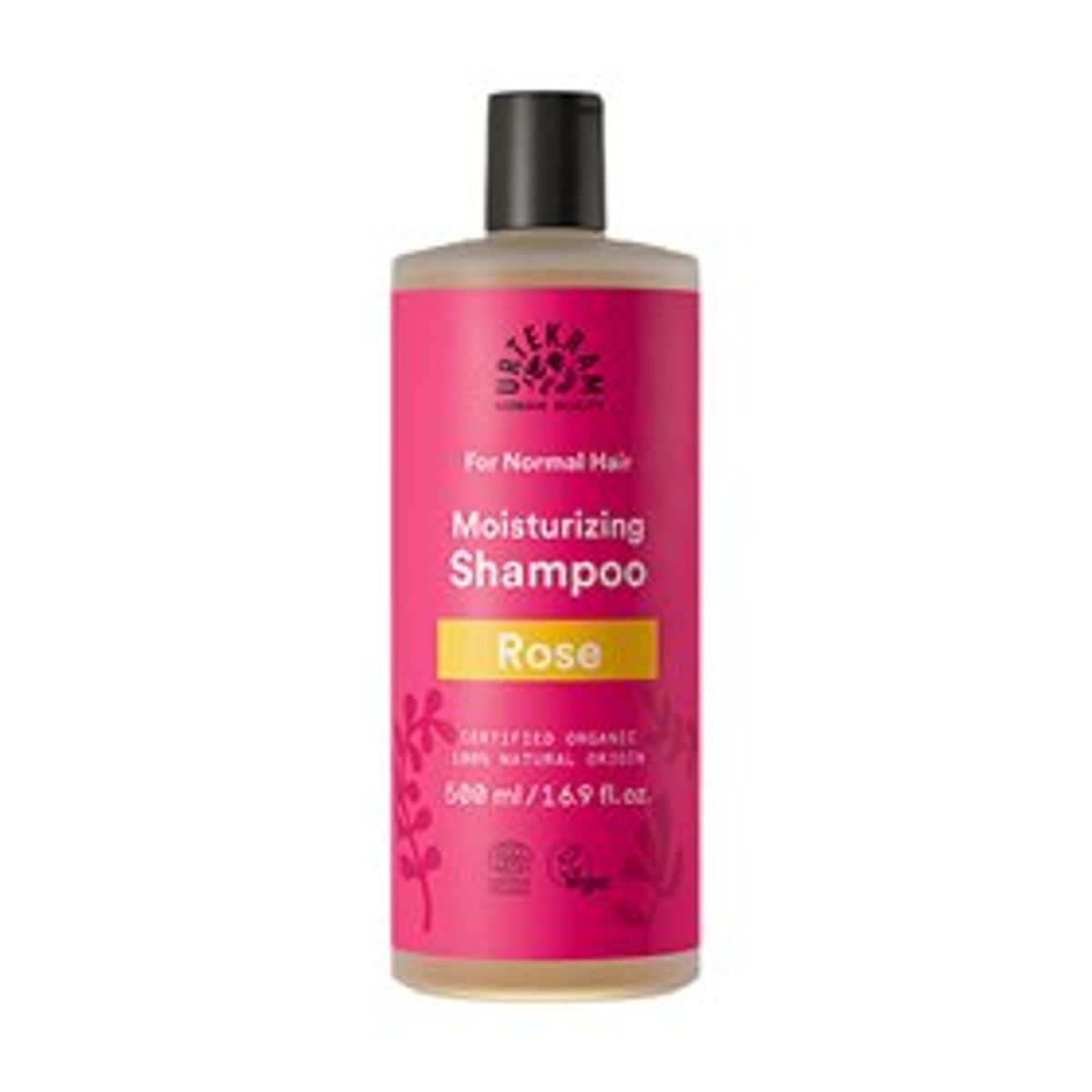 Urtekram Shampoo t. normalt hår Rose &bull; 500ml.