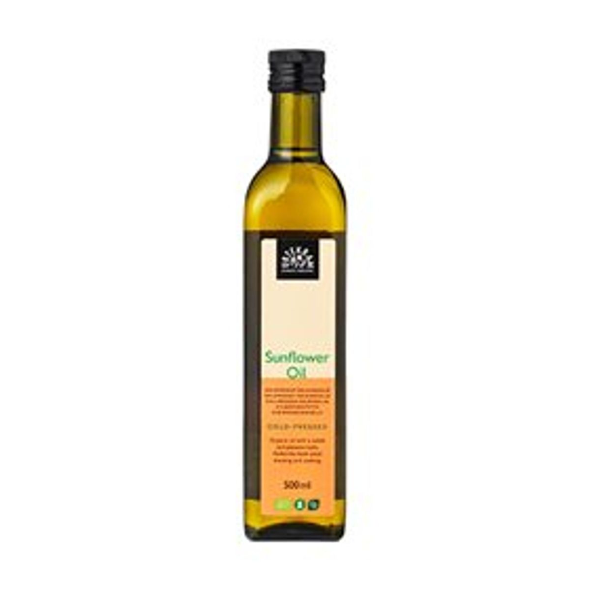 Midsona Solsikkeolie Italien Ø &bull; 500ml.