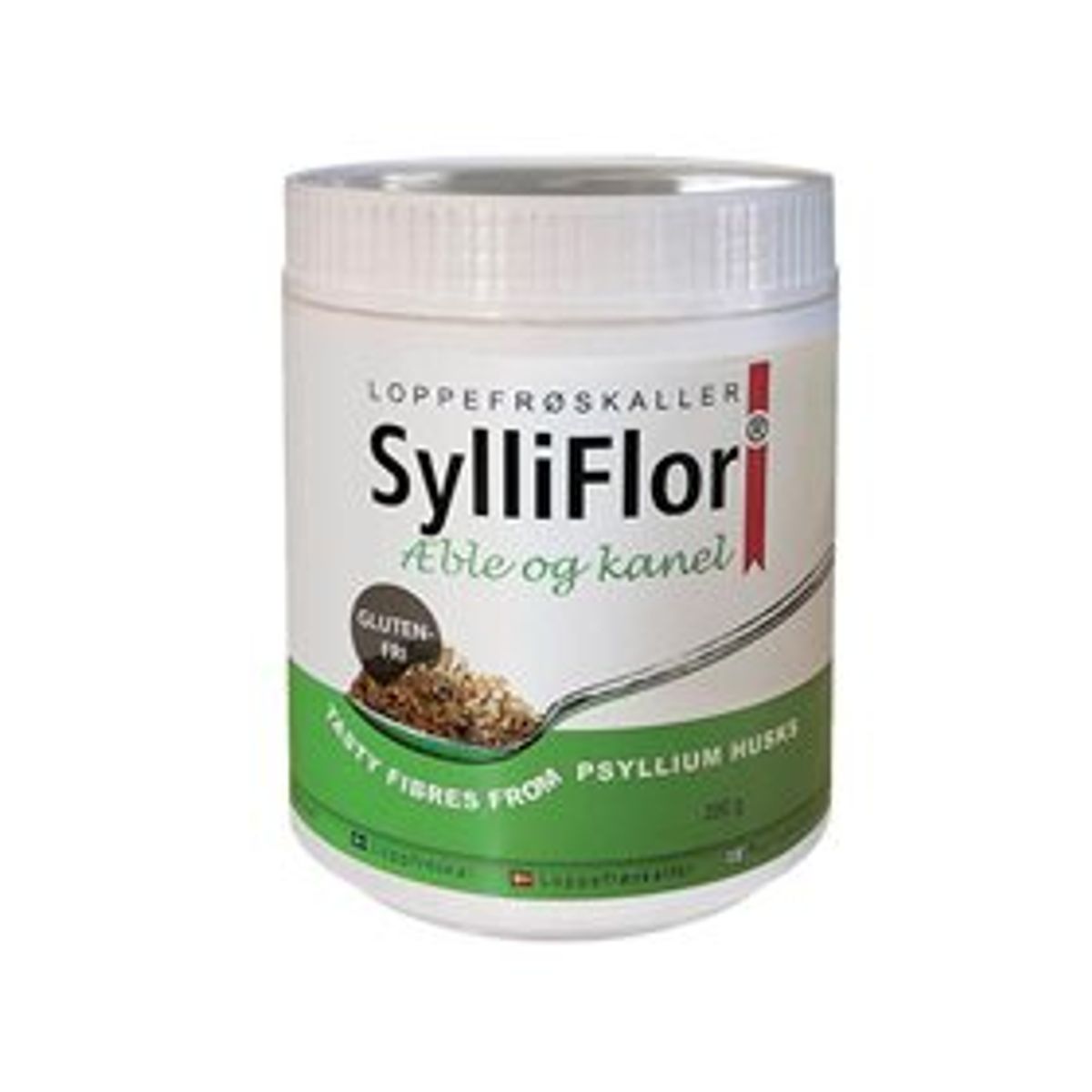 SylliFlor æble og kanel loppefrøskaller 200g