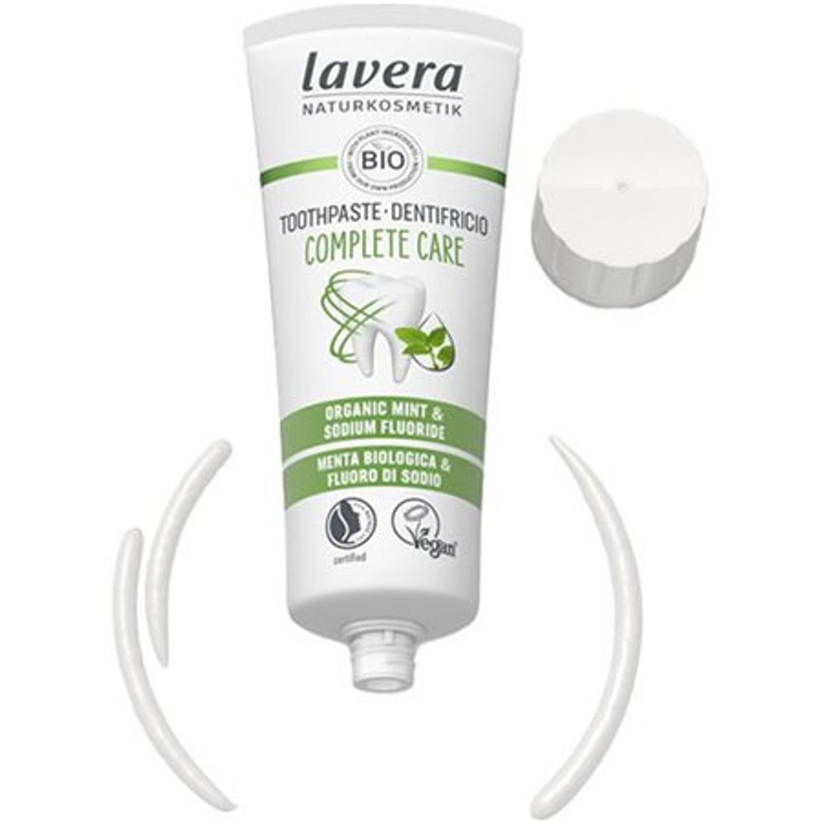 Lavera Basis Tandpasta Mint Med Fluor - 75 ml X