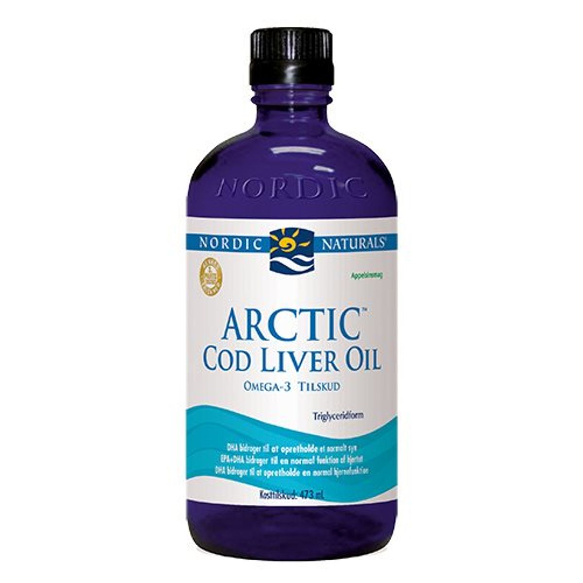 Arctic Cod Liver Oil m. appelsin &bull; 473 ml.