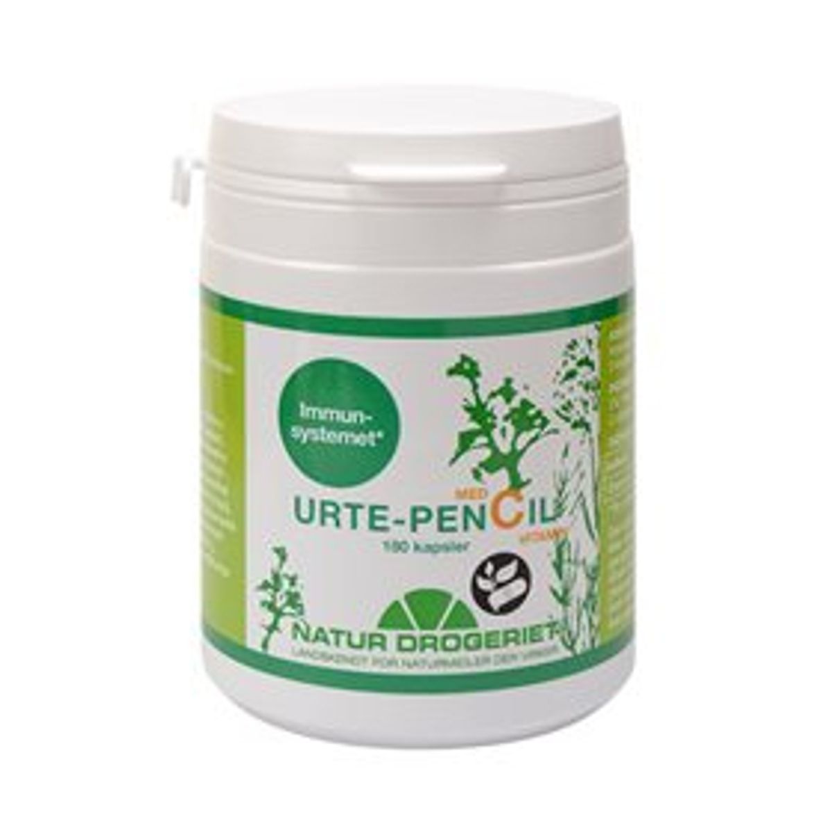 ND Urte-penCil m. C-vitamin &bull; 180 kaps.