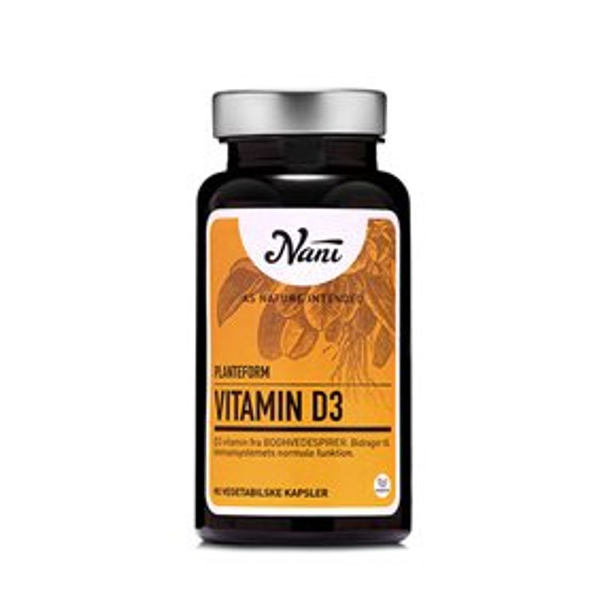 Nani Vitamin D3 planteform 90 kaps.