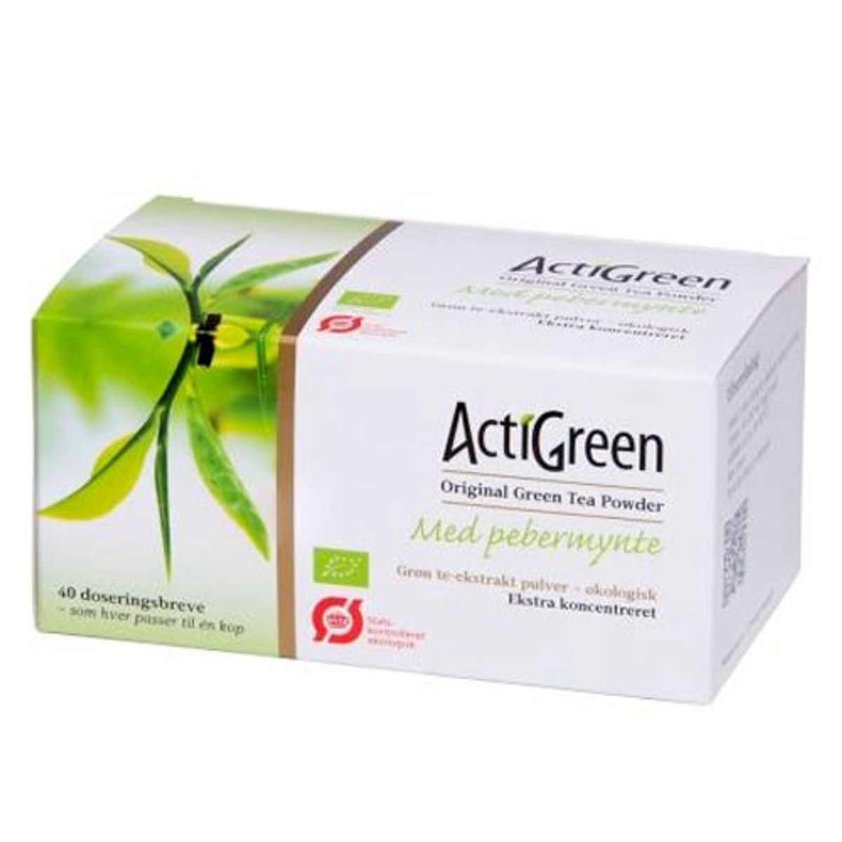 ActiGreen Grøn te pebermynte Ø &bull; 40 breve