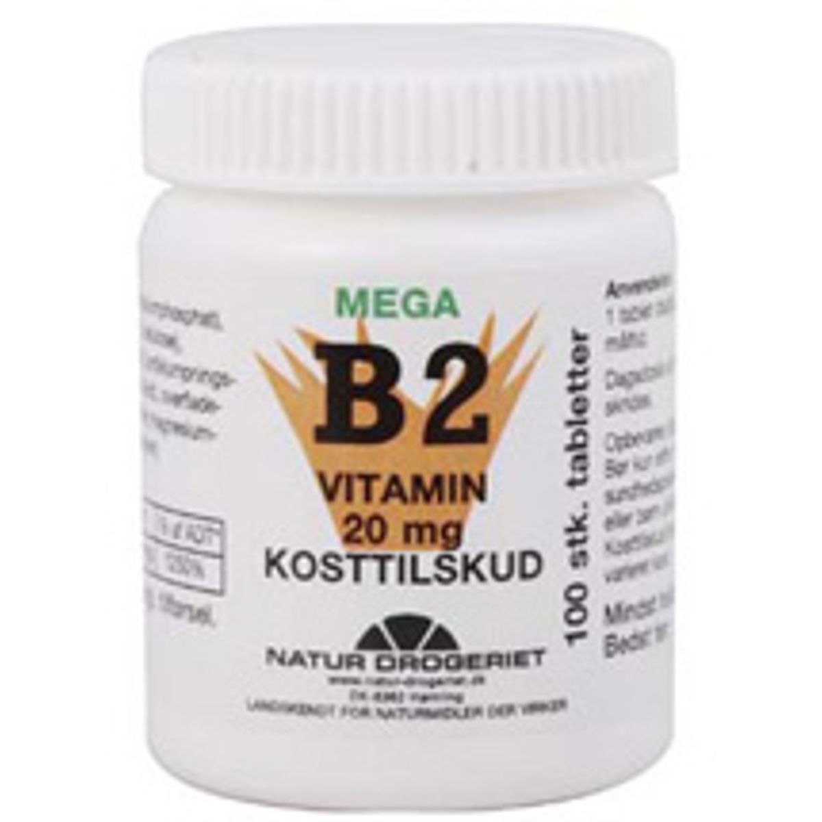 ND B2 20mg. Mega Vitamin