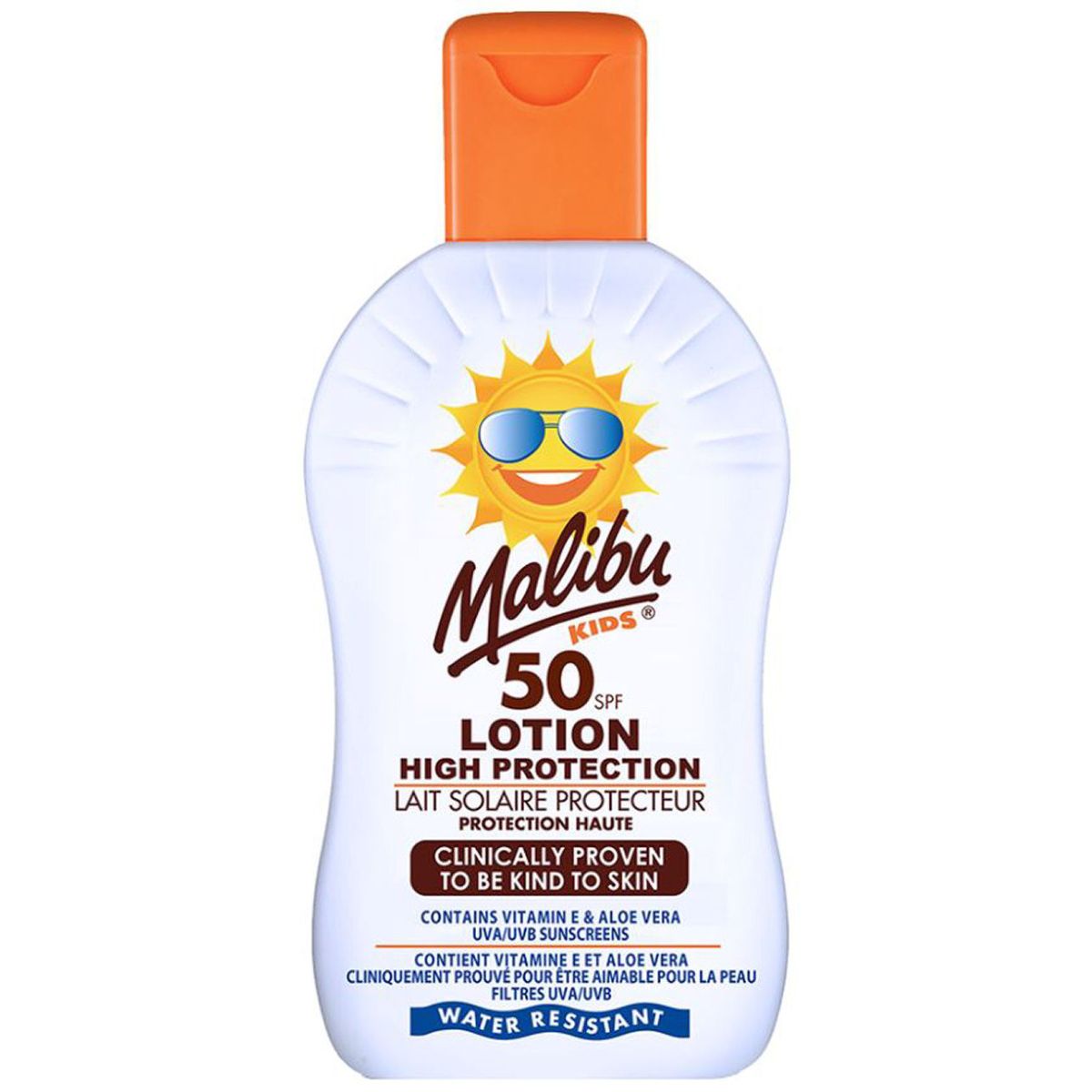 Malibu kids sun lotion SPF50 high protection water resistant 200ml