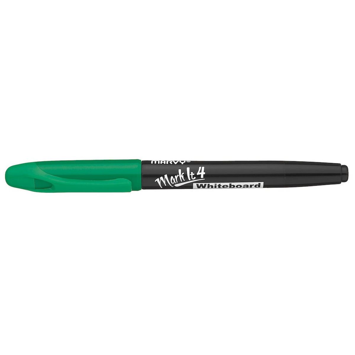 Marvy mark it 4 whiteboard bullet point no. 7300 green 12 stk.