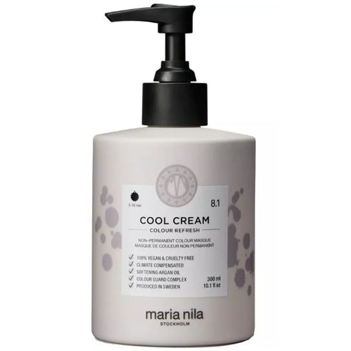 Maria nila stockholm cool cream colour refresh non-permanent colour masque 8.1 300ml