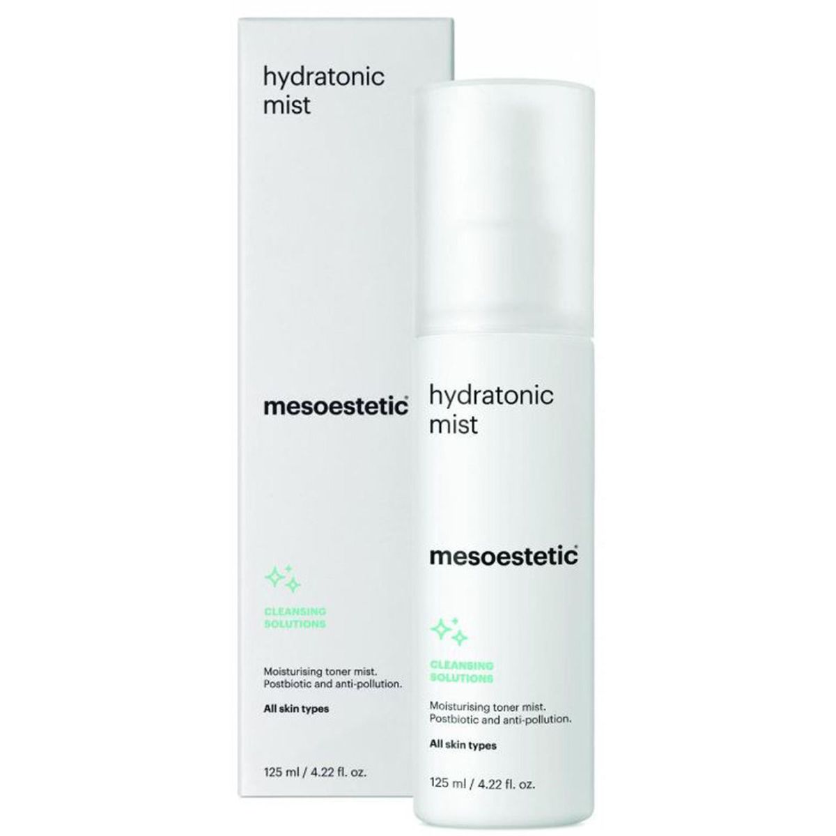 Mesoestetic hydratonic mist moisturising toner mist all skin types 125ml