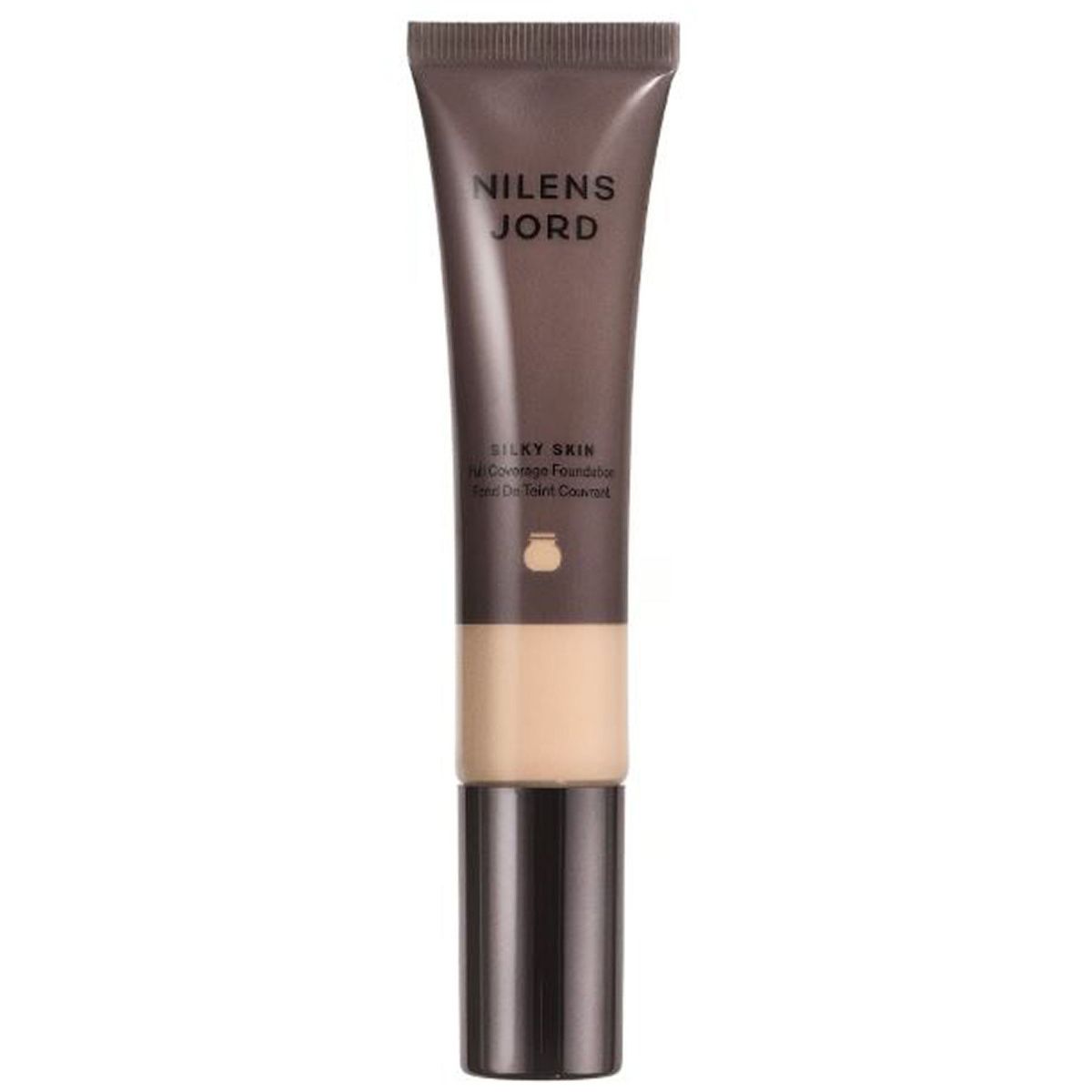 Nilens jord silky skin full coverage foundation 9030 porcelain 30ml