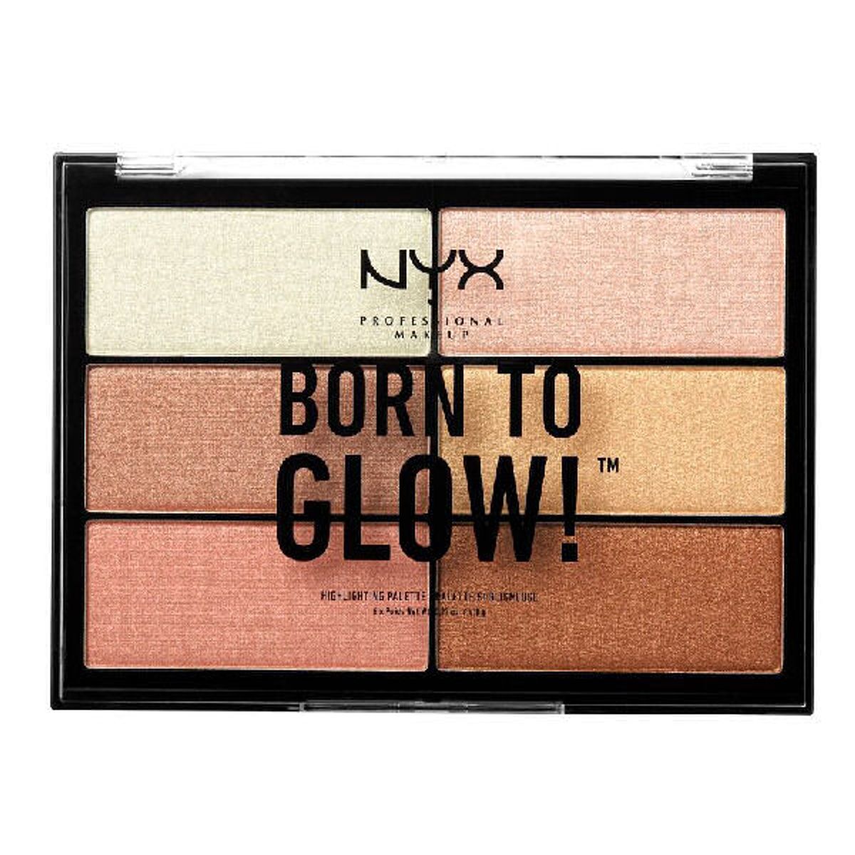 NYX born to glow highlighting palette BTGHP01