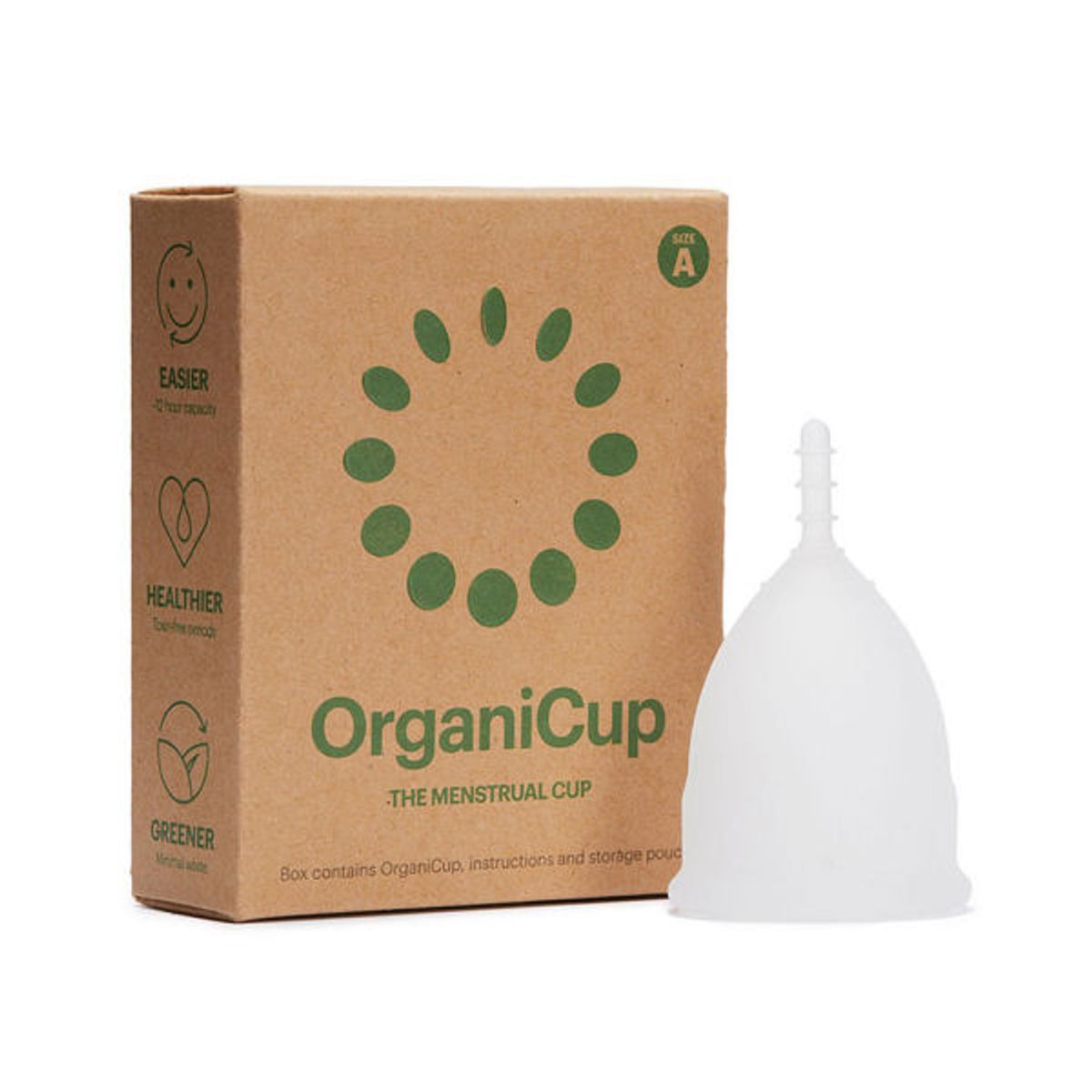 Organicup the menstrual cup size A