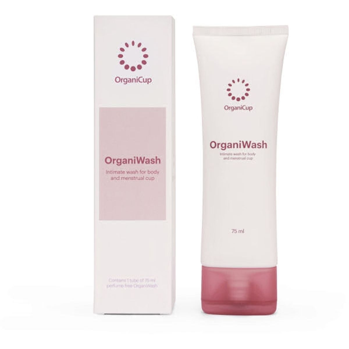 Organicup organiwash intimate wash for body and menstrual cup 75ml