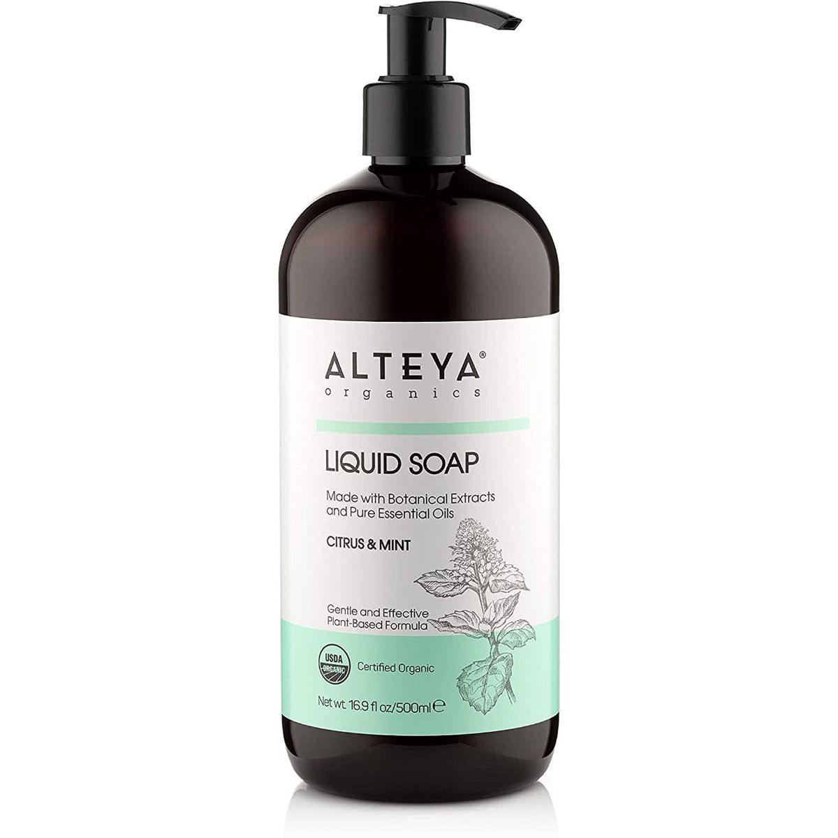 Alteya organics liquid soap citrus & mint 500ml