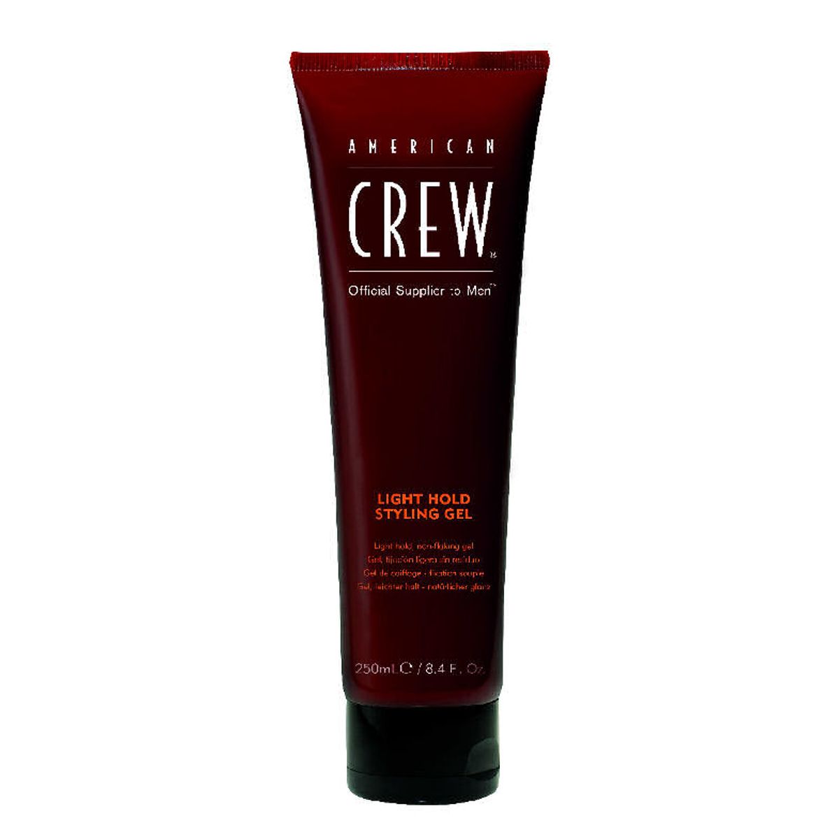 American crew official supplier to men light hold styling gel 250ml