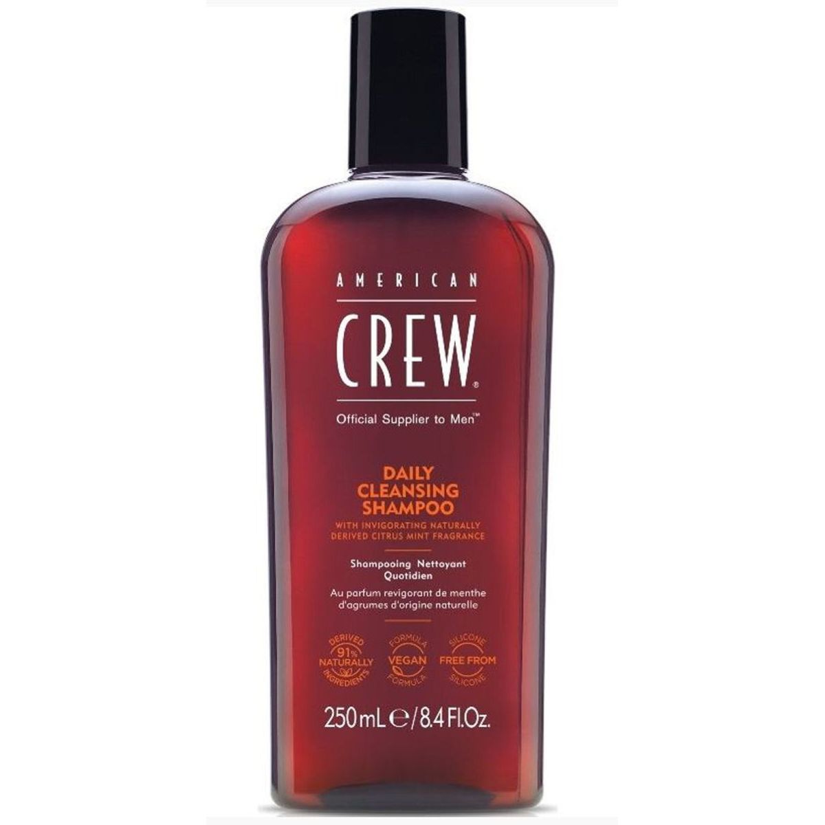 American crew daily cleansing shampoo 250ml