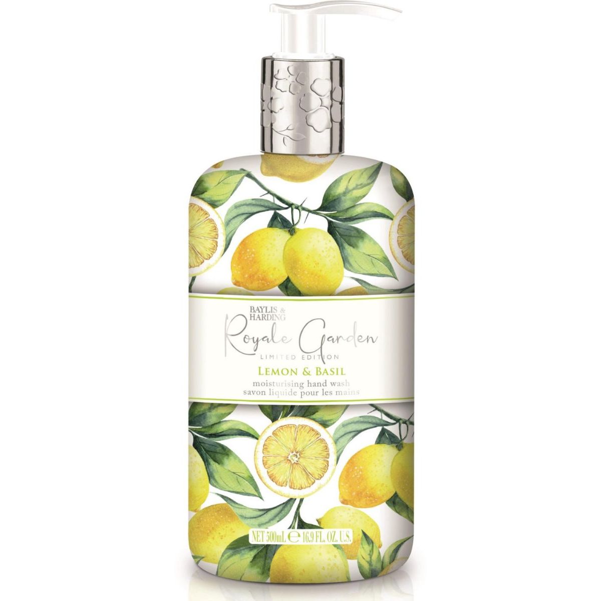 Baylis & harding royale garden lemon & basil luxury hand wash 500ml