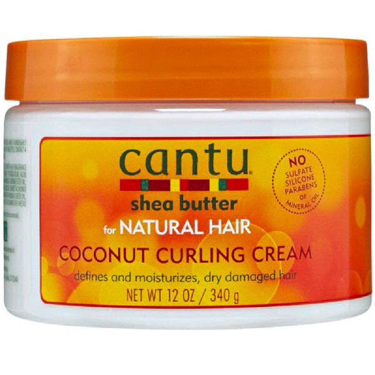 Cantu shea butter coconut curling cream for natural hair 340g