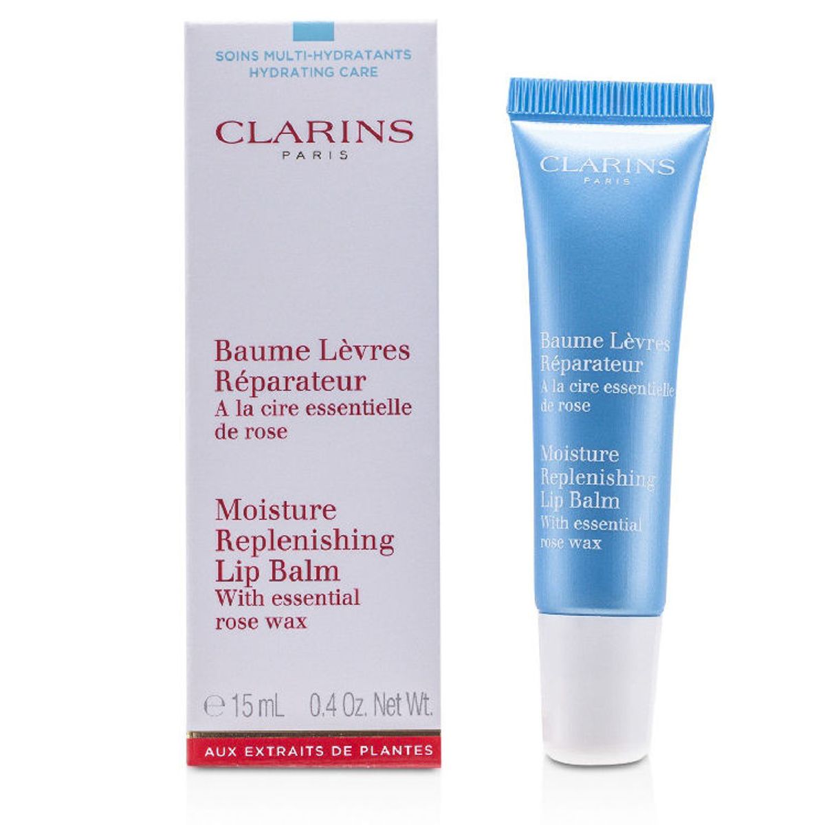 Clarins paris hydra-essential moisture replenishing lip balm 15ml