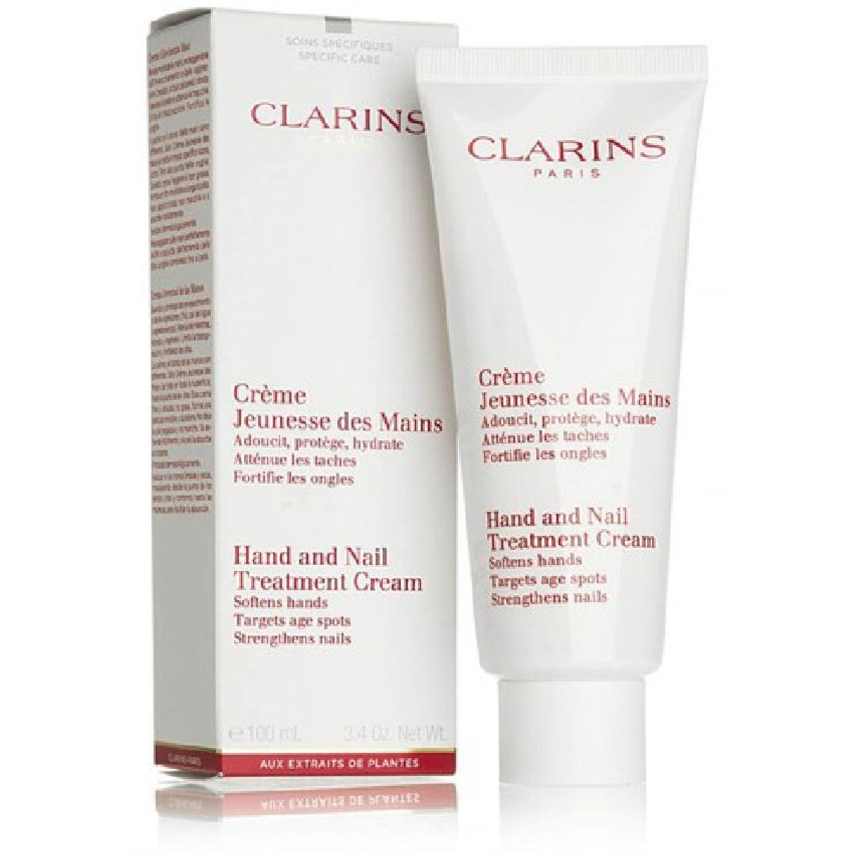 Clarins paris hand and nail treatment cream 100ml