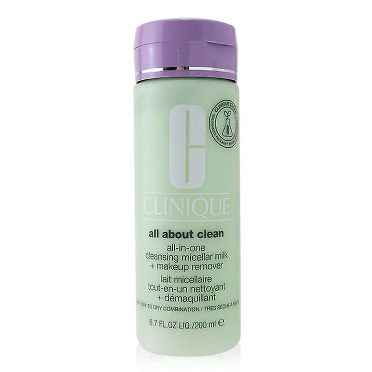 Clinique all about clean all-in-one cleansing micellar milk + makeup remover 200ml