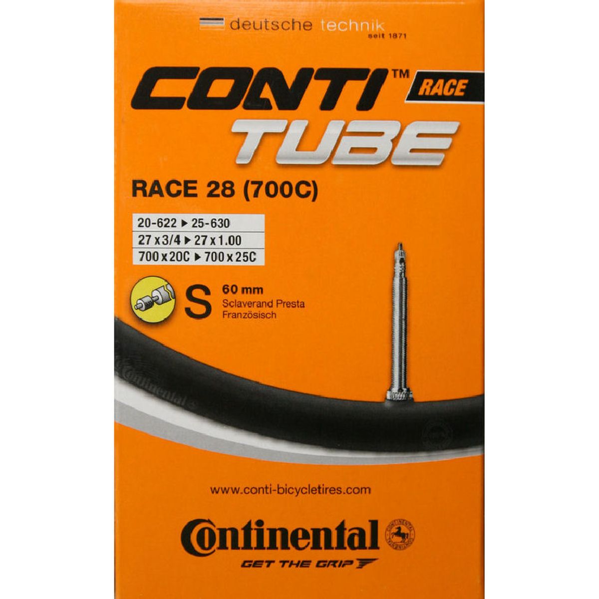 Continental conti tube race 28 (700C) 60mm