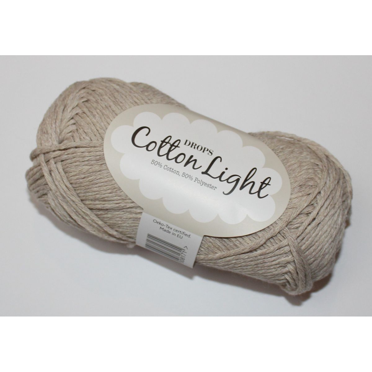 Drops garn Cotton Light, Lysebeige color 21, 50 gram