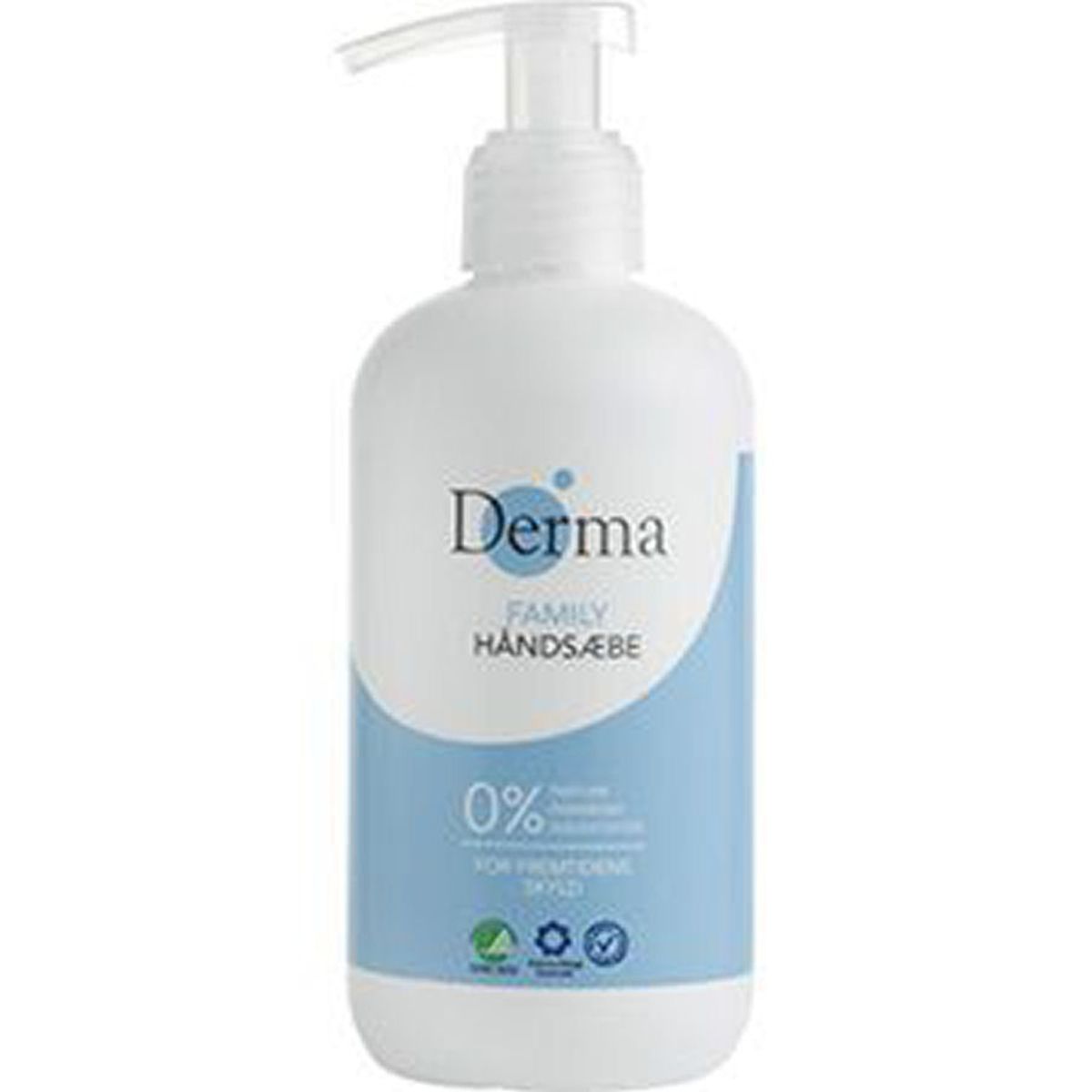 Derma family håndsæbe 0% 250ml