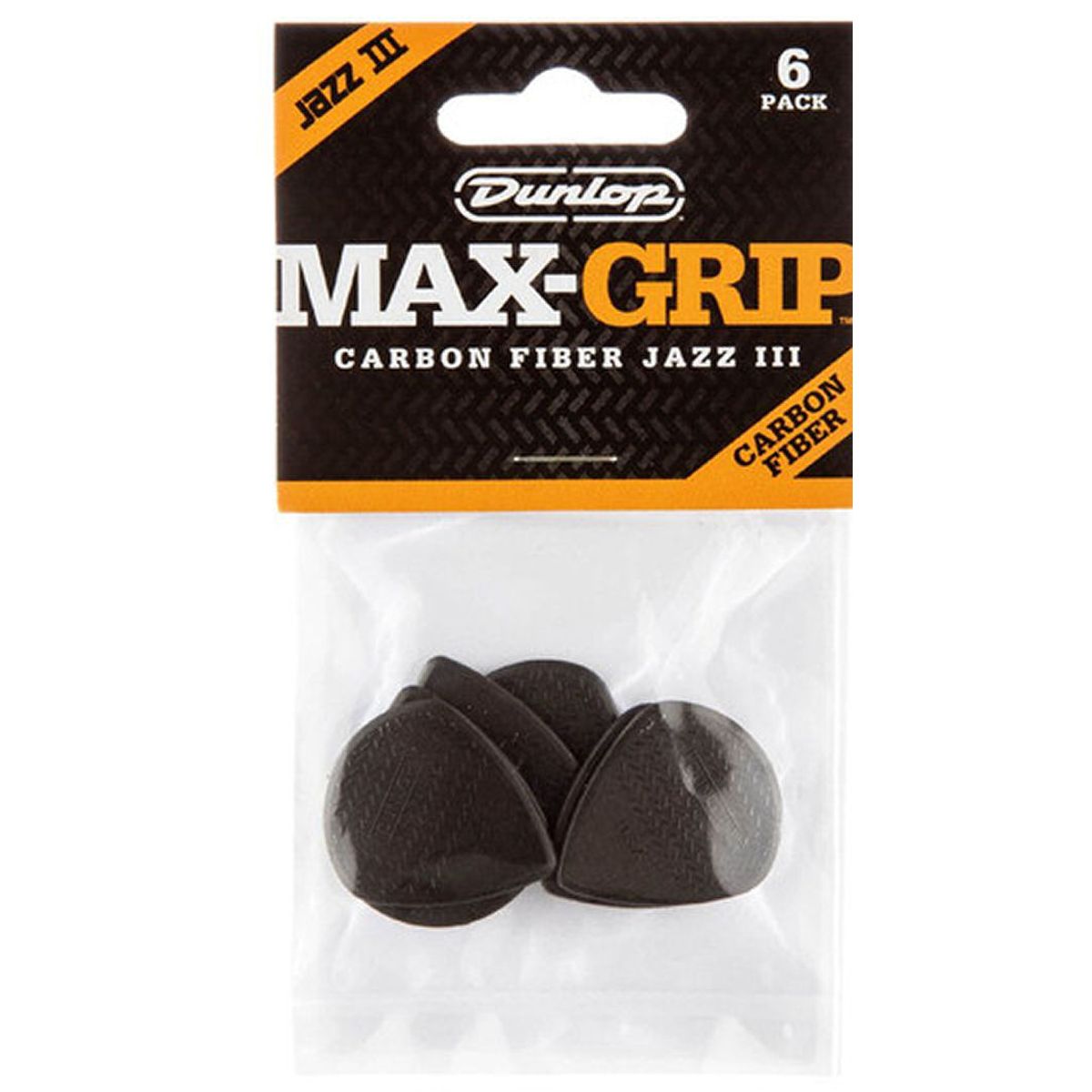 Dunlop max-grip carbon fiber jazz III 6 stk.