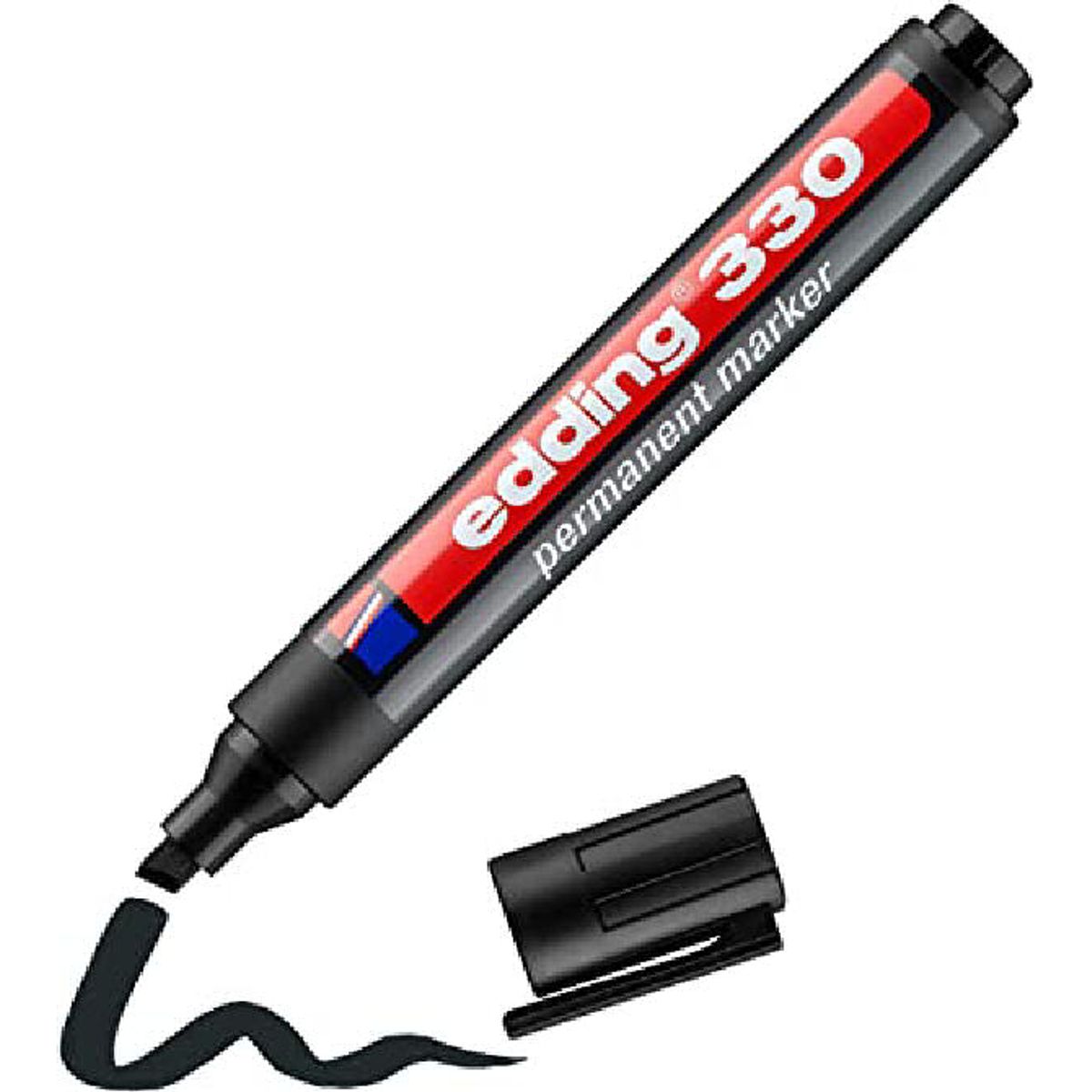 Edding permanent marker edding 330 1-5mm black 10 stk.