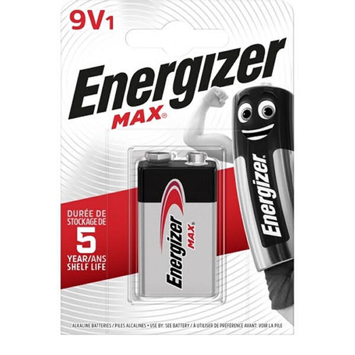 Energizer max batteri 9V alkaline