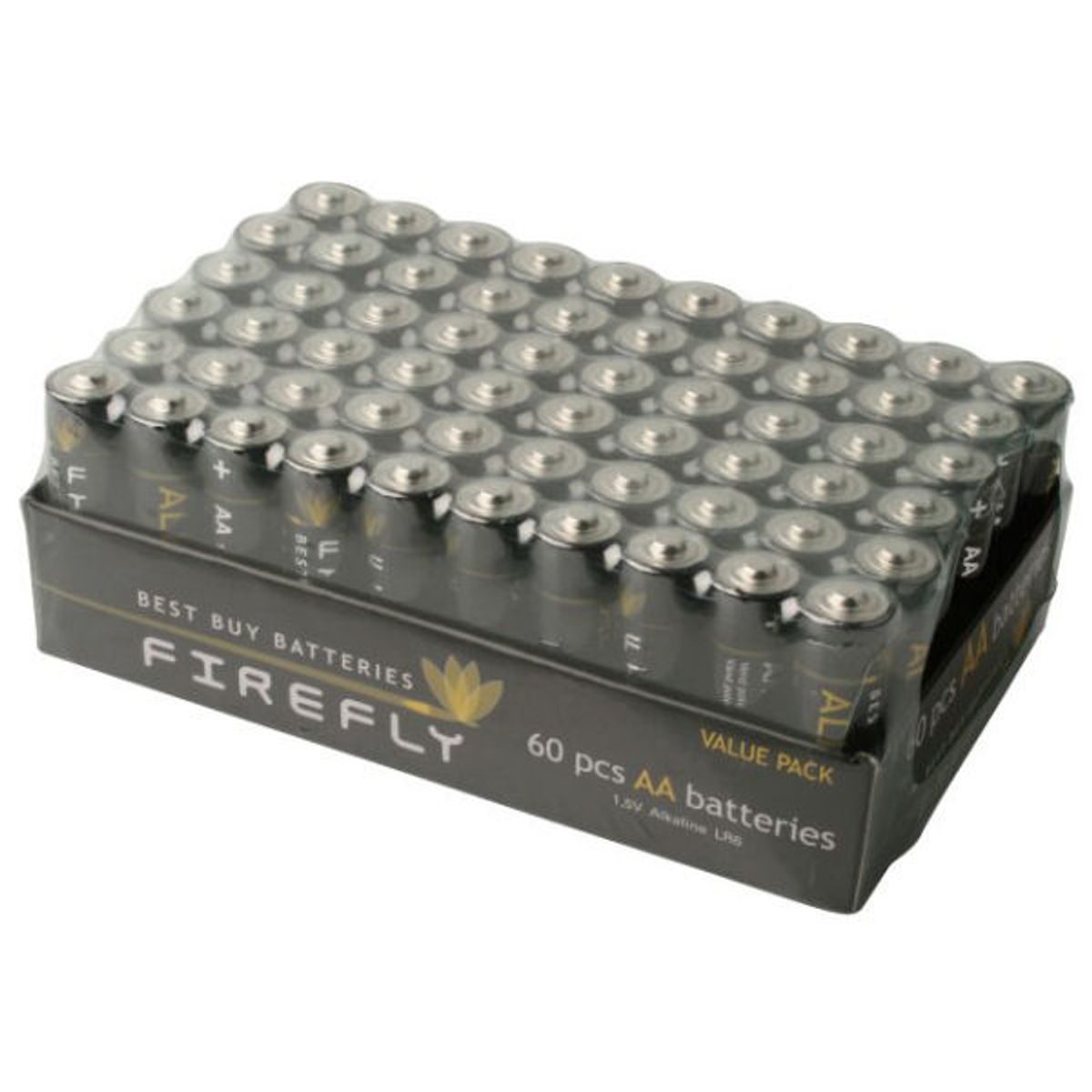 Firefly batteries AA 1,5V alkaline LR6 value pack 60 stk.