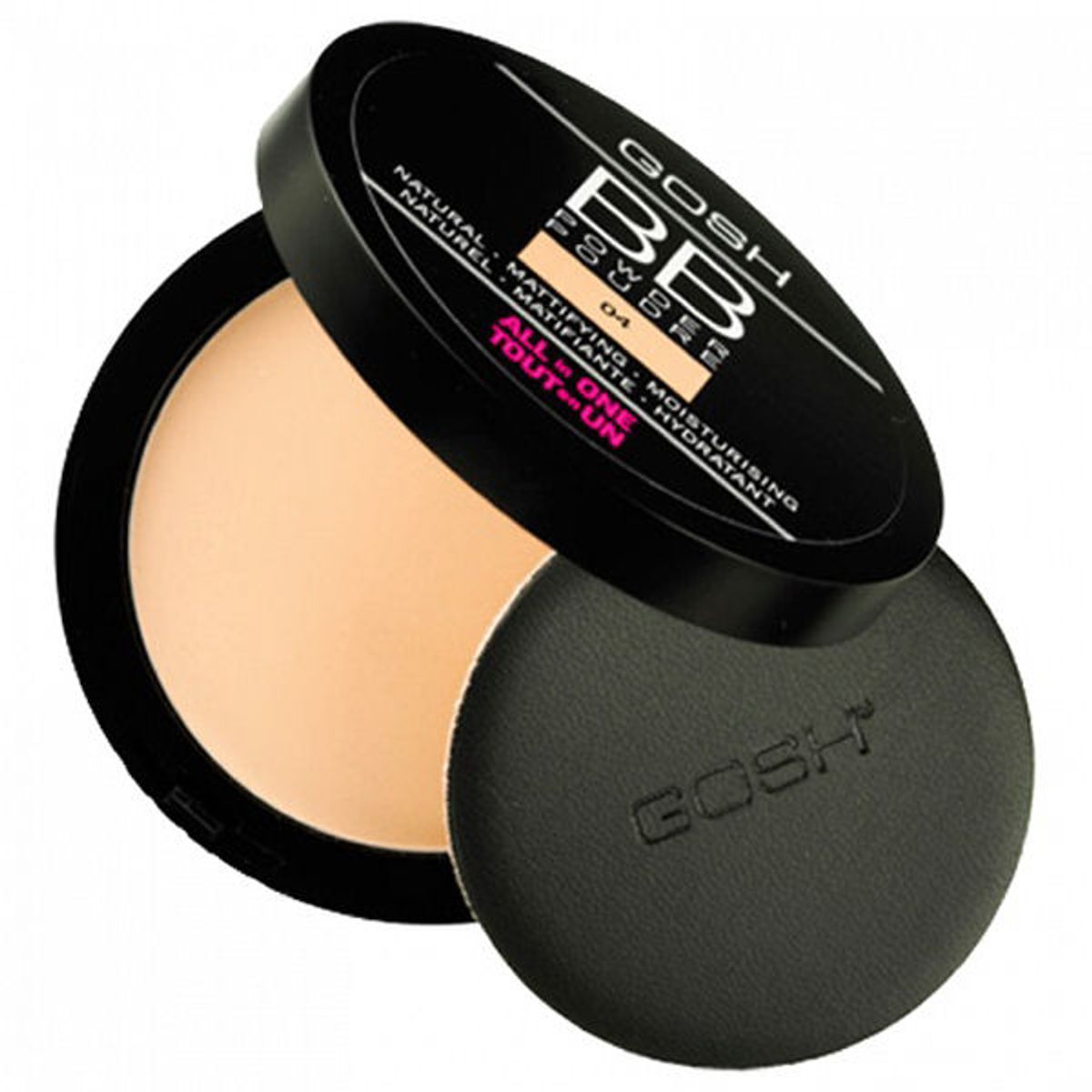 GOSH bb powder mattifying & moisturising 04 beige 6,5g